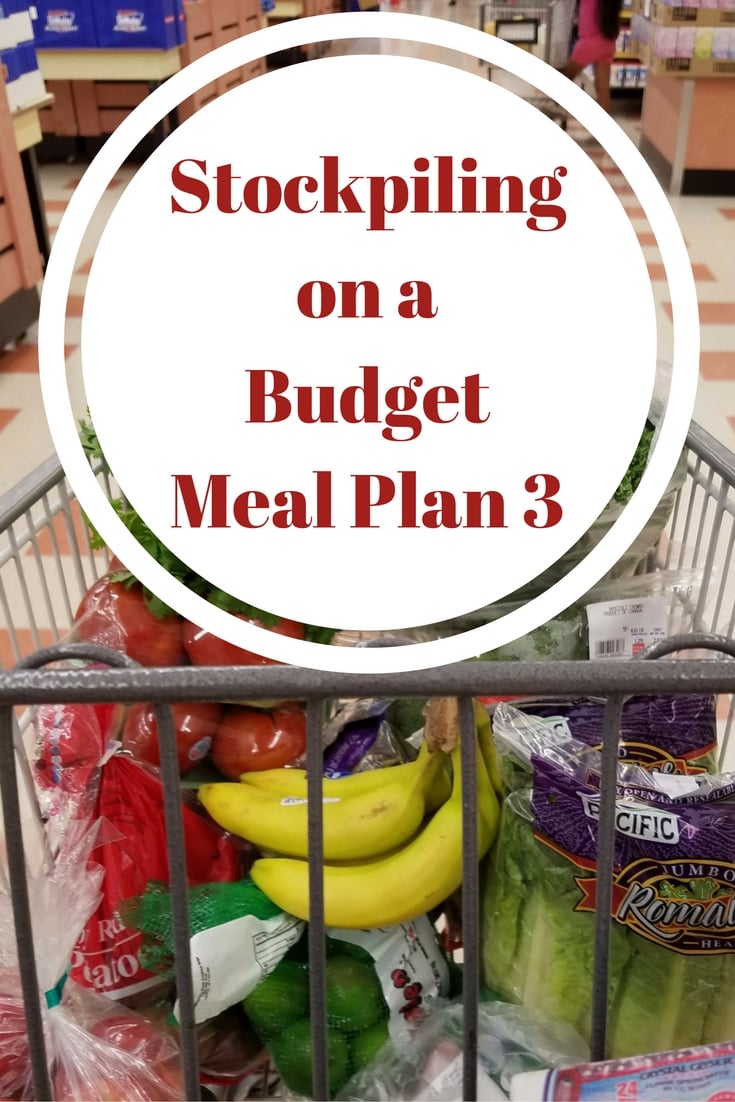 Stockpiling on a Budget Meal Plan 3